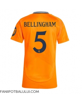 Real Madrid Jude Bellingham #5 Tricou Fotbal Replică 2024-25 Femei Deplasare